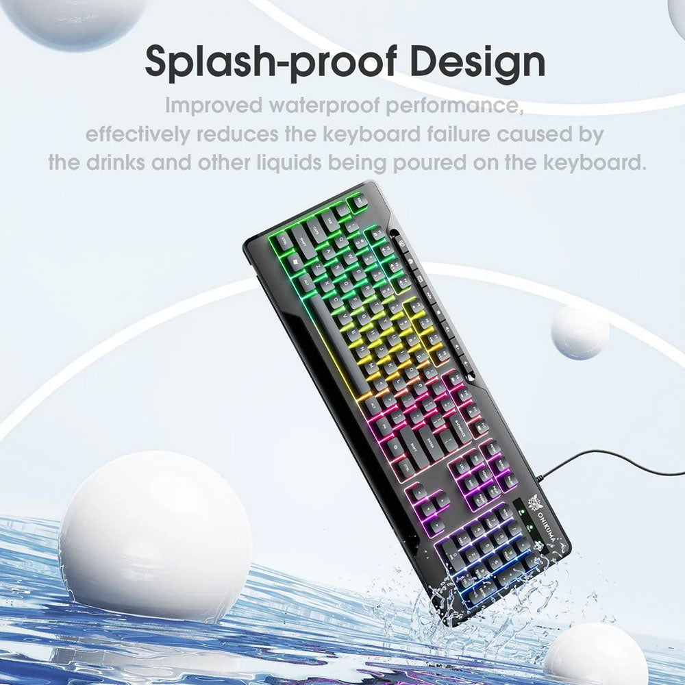 Onikuma TZ5008 5in1 Wired RGB Gaming Keyboard