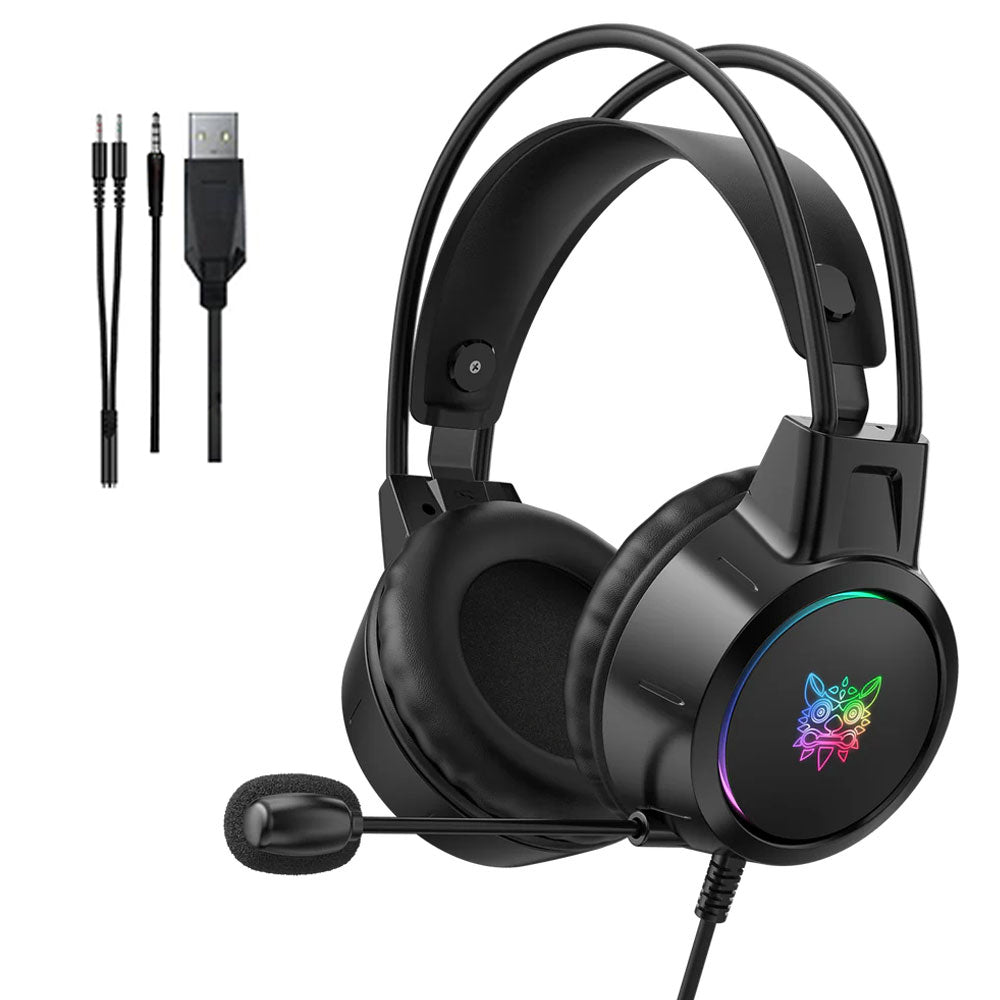 Onikuma X15 Pro RGB Gaming Headset - Black