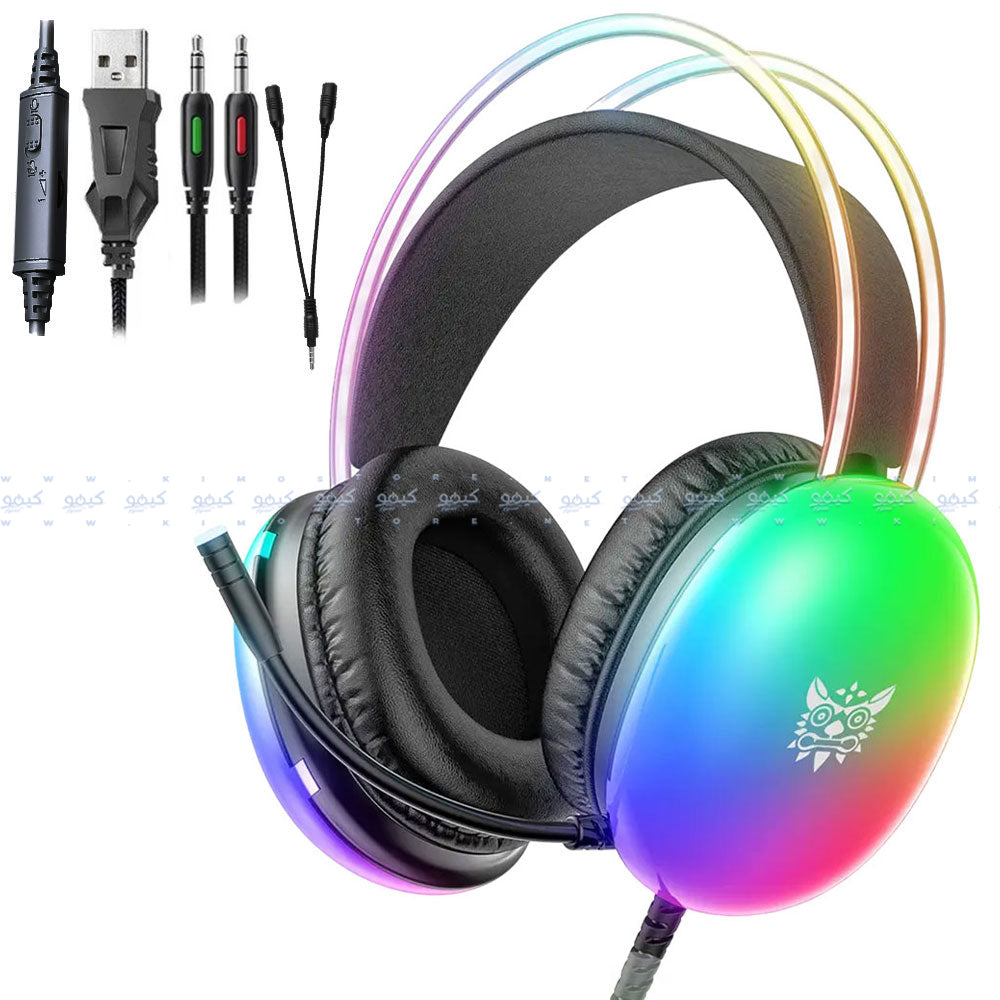 سماعة رأس اونيكوما RGB جيمنج X25