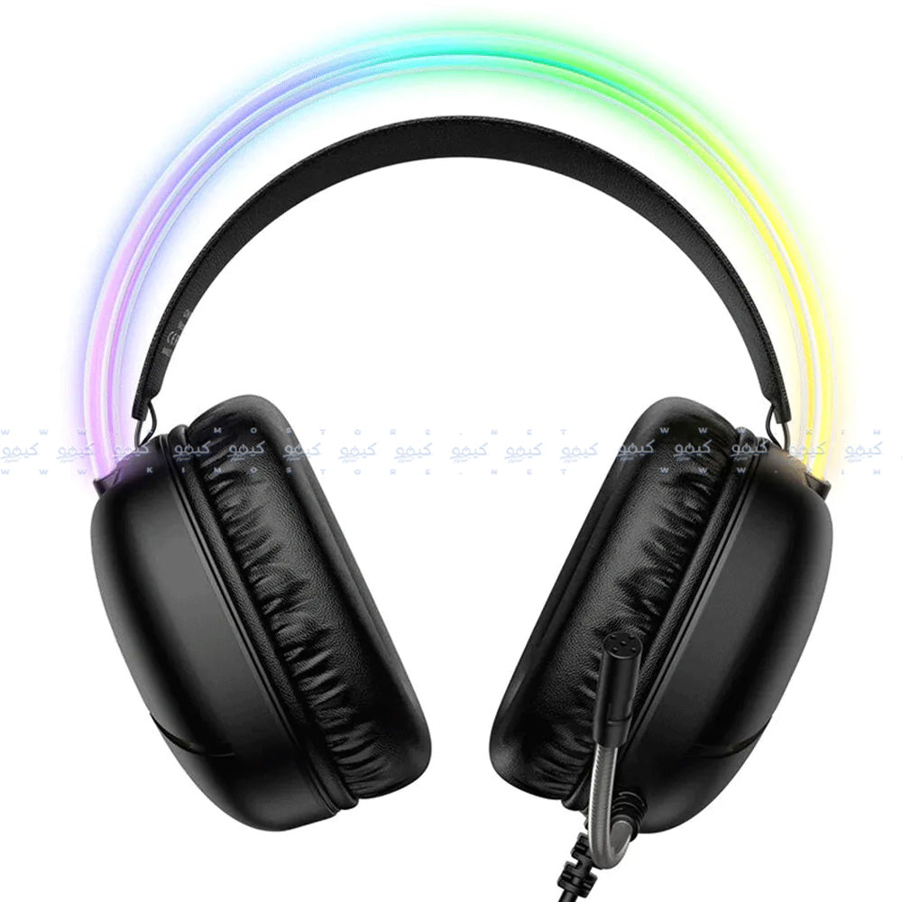 سماعة رأس اونيكوما RGB جيمنج X33 - اسود