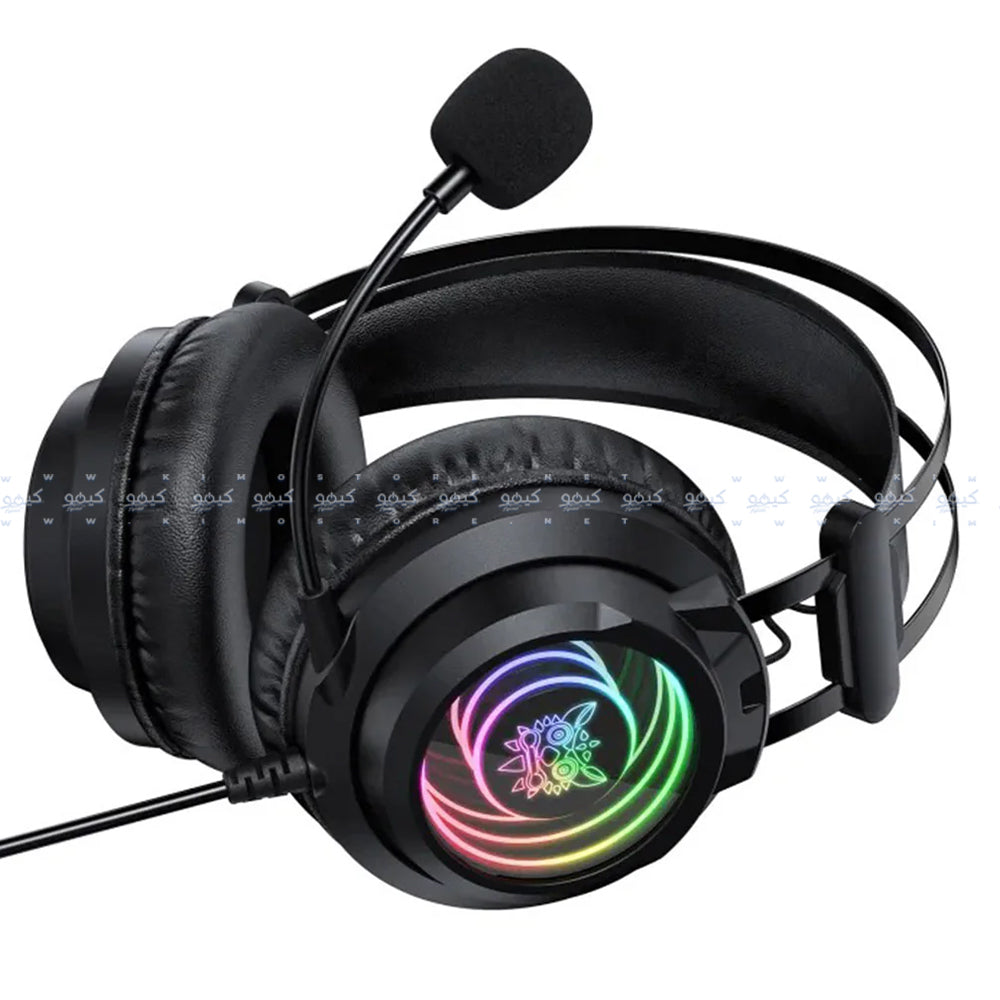 Onikuma X80 RGB Gaming Headset - Black