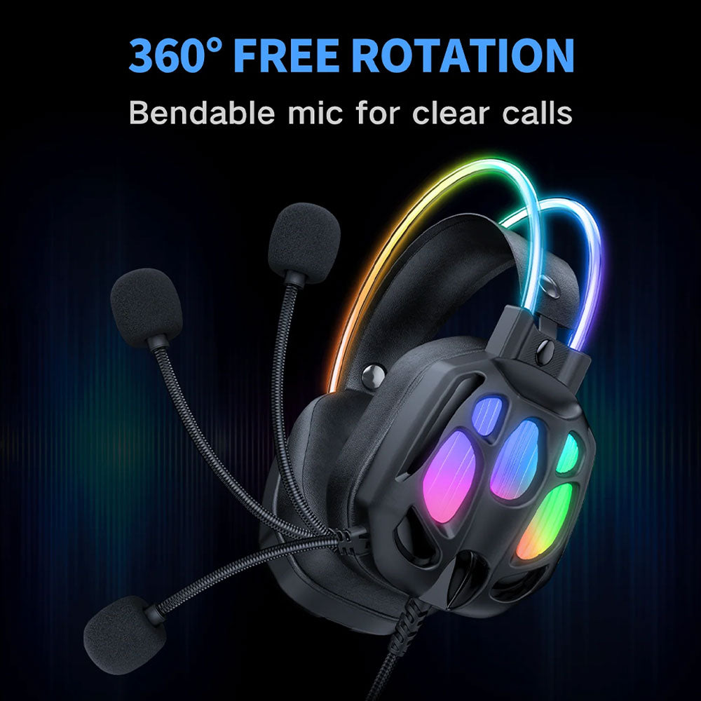 Onikuma X89 RGB Gaming Headset - Black