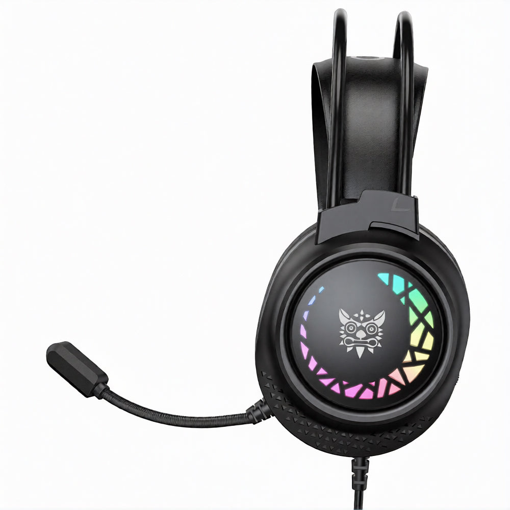 سماعة رأس اونيكوما RGB جيمنج X92 - أسود