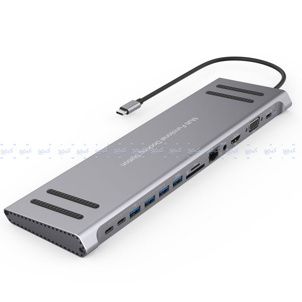 Onten OTN-9199A 13in1 Multi-Function Docking Station Type-C HUB Converter