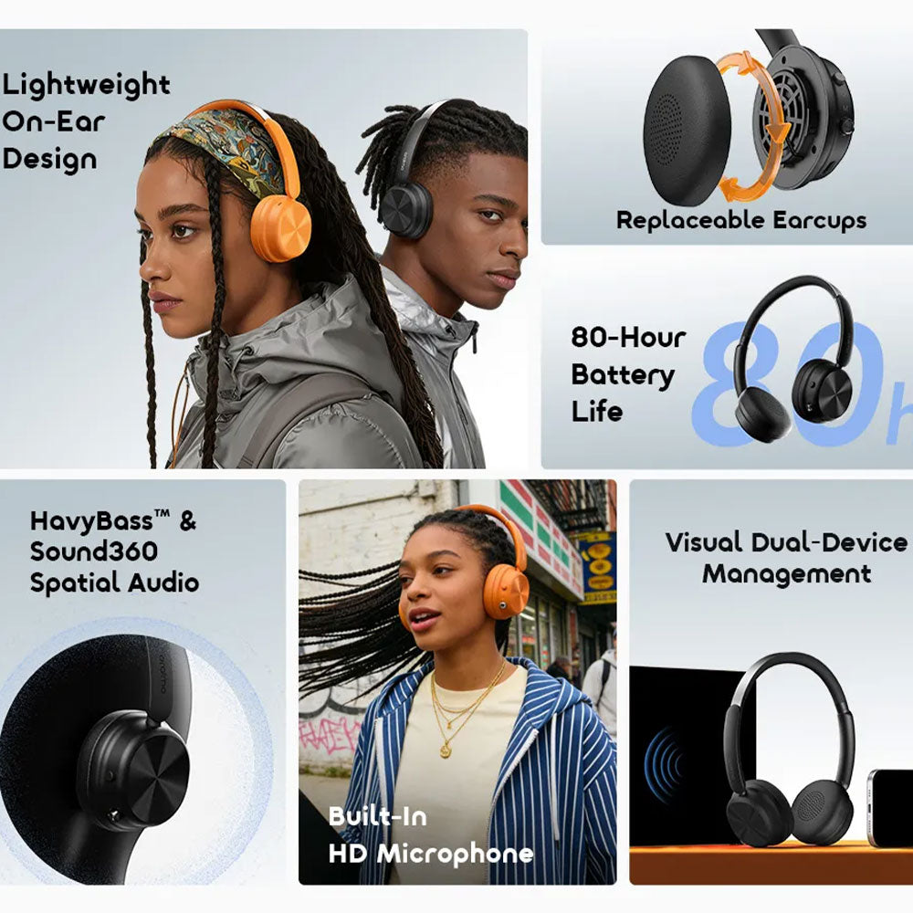 سماعة رأس بلوتوث اورايمو BoomPop Air OHP-316