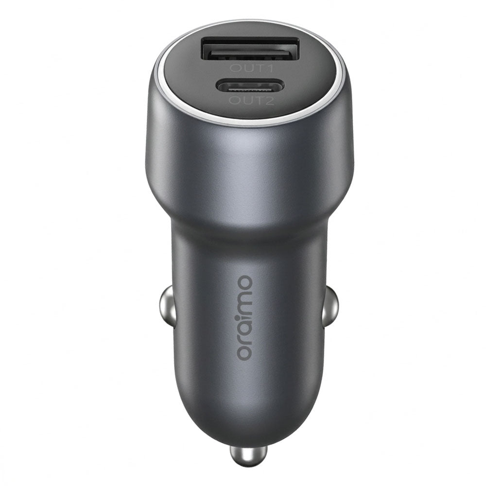 Oraimo Bullet 48 OCC-73D Car Charger Type-C + USB 48W Fast Charging - Black