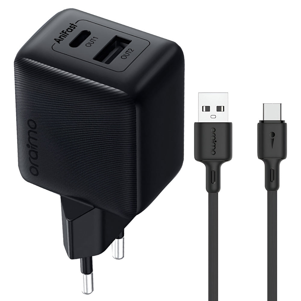 Oraimo Cannon Wall Charger PD 18W Fast Charging OCW-5183E+C53