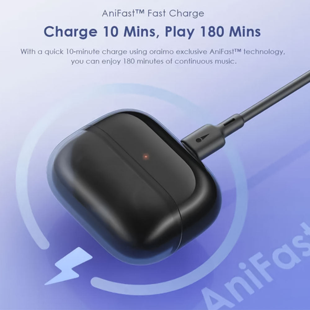 ايربادز اورايمو SpaceBuds Z ANC - أسود