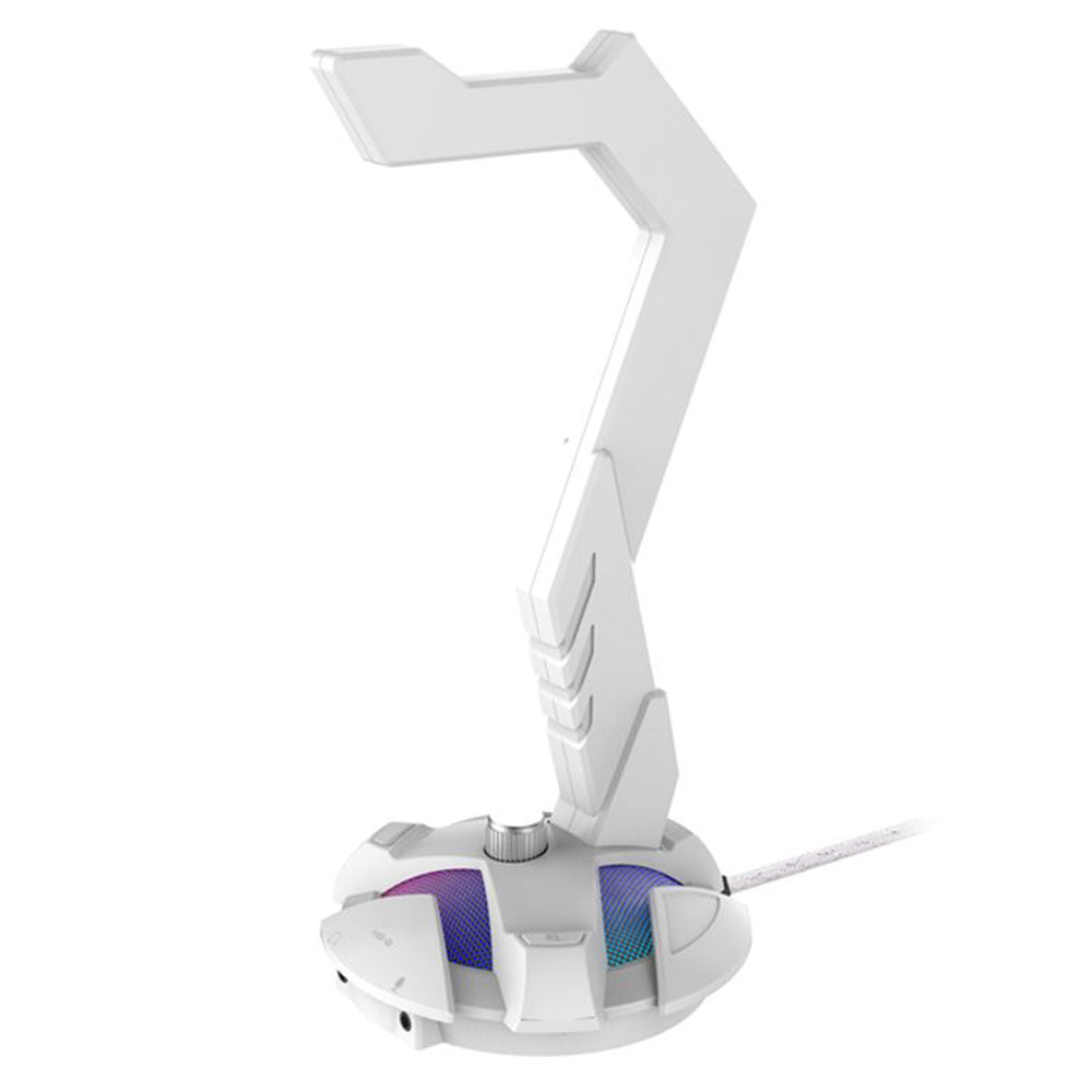 Ovann HS-2 RGB Gaming Headset Stand - White