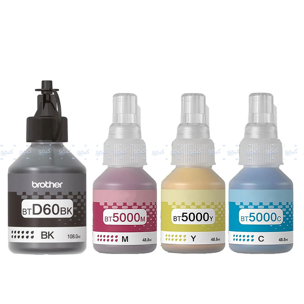 عبوة من قطعتين حبر براذر T310 اوريجنال (أسود وألوان)