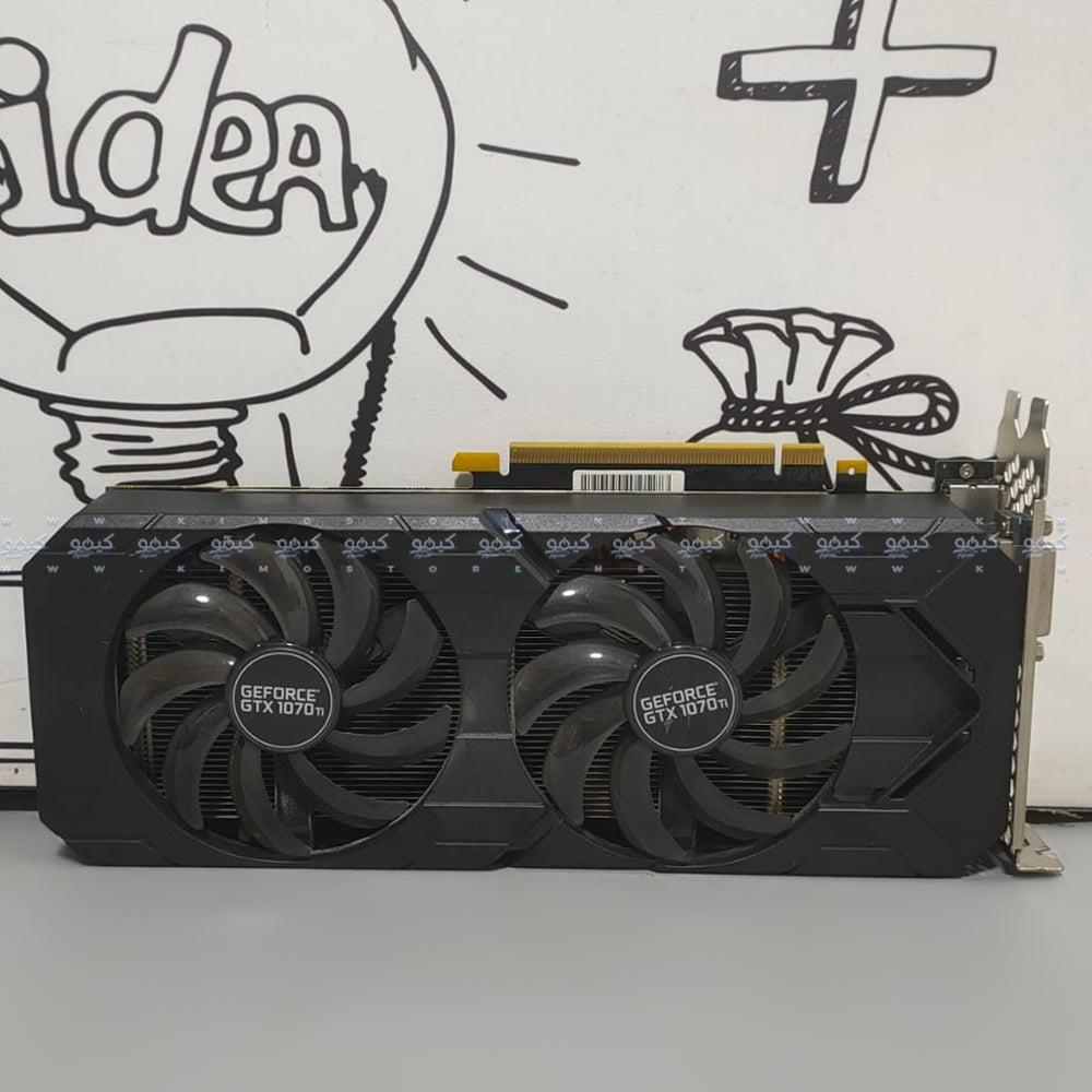 كارت شاشة باليت ثنائى 8 جيجابايت Geforce RTX 1070 Ti GDRR5 (استعمال خارج)