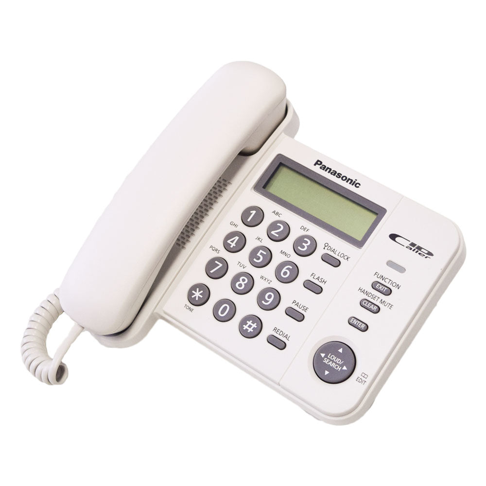 تليفون أرضى باناسونيك KX-TS560FX - أبيض