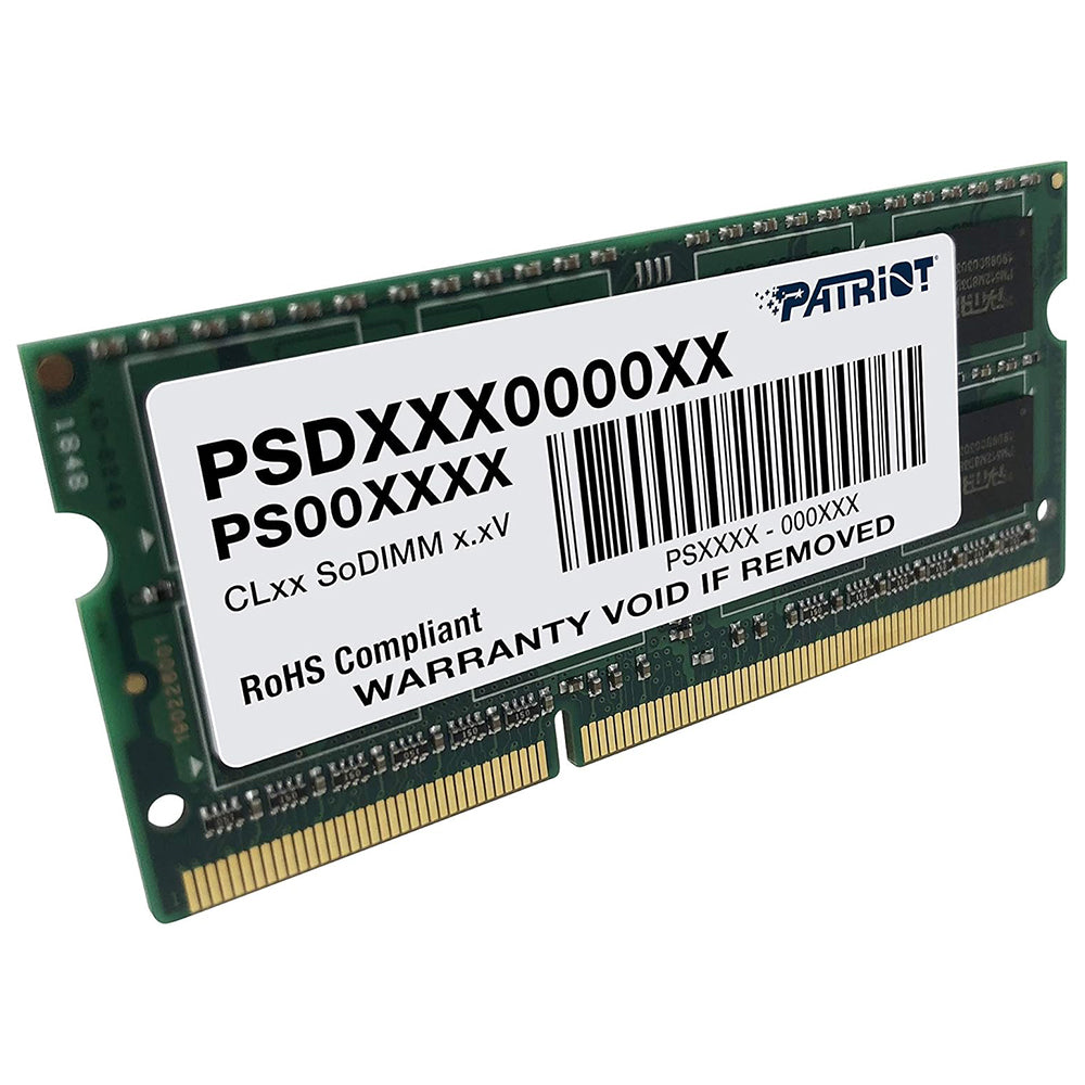 Patriot RAM For Laptop 4GB DDR3 1600MHZ