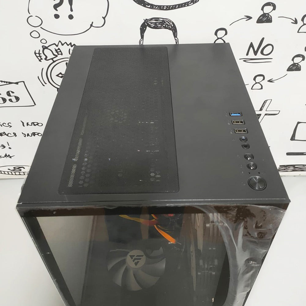 كيس ميد تاور فانتوم جيمينج Aurora Pro (انتل كور i5-9400F - رام 8 جيجابايت - هارد 120 جيجابايت SSD - نفيديا GTX 1060 3GB GDDR5 - مازربورد اسوس EX-H310M-V3 - باورسبلاى 600 وات) تجميعة استعمال