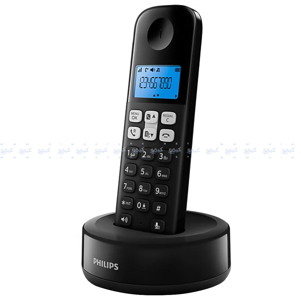 Philips D1611B/63 Cordless Telephone - Black