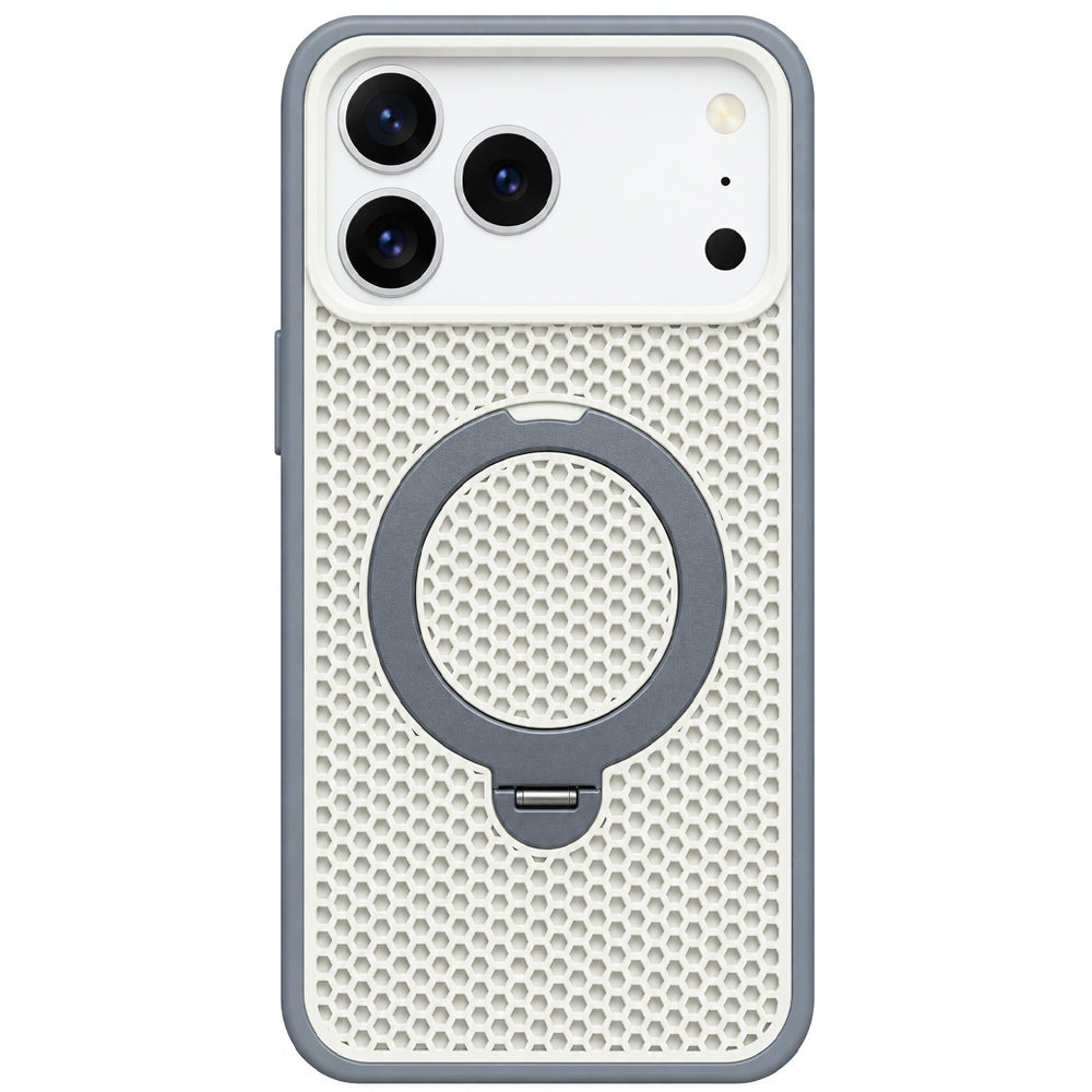 Phone Mesh Design Cover With Stand