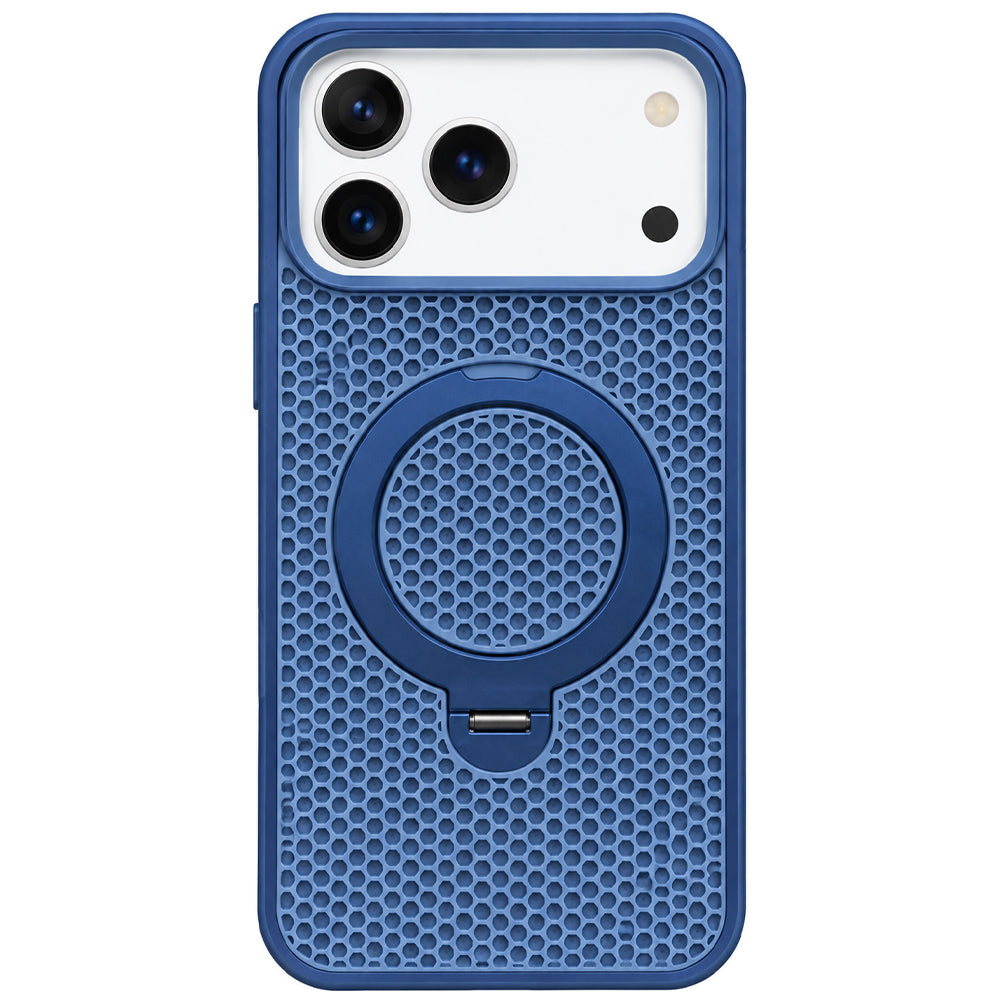 Phone Mesh Design Cover With Stand