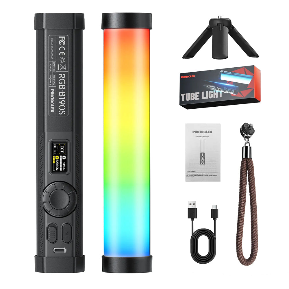 Photoolex B190S RGB LED Light Wand Stick