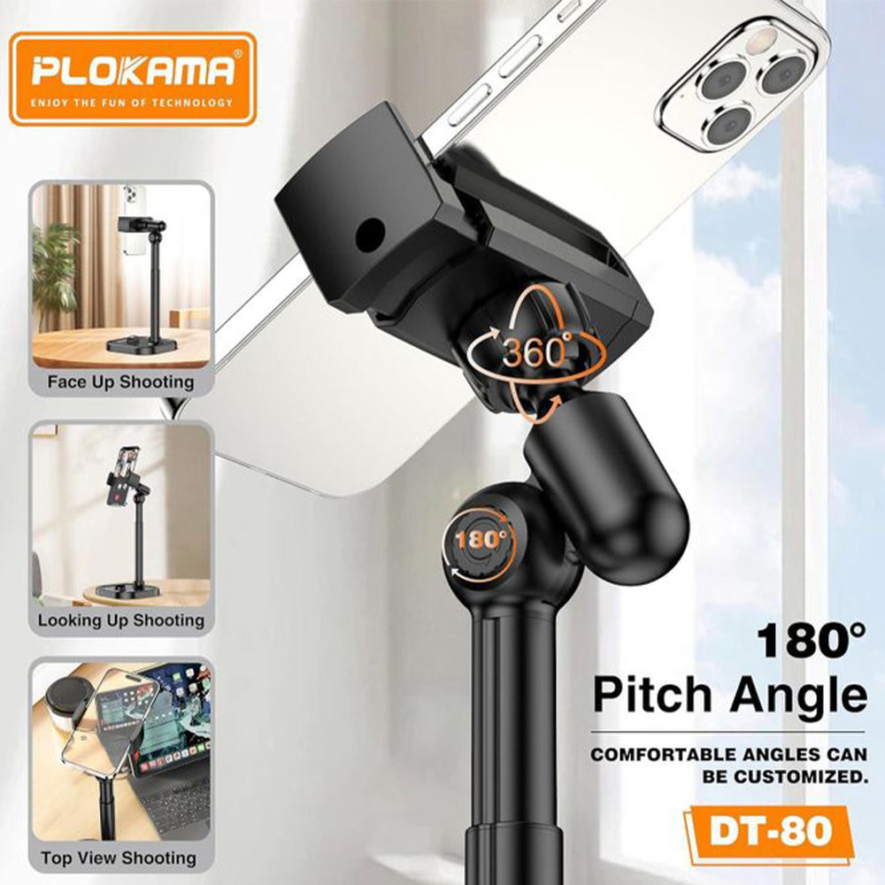 Plokama DT-80 Desktop Phone Holder 360° Full Rotation