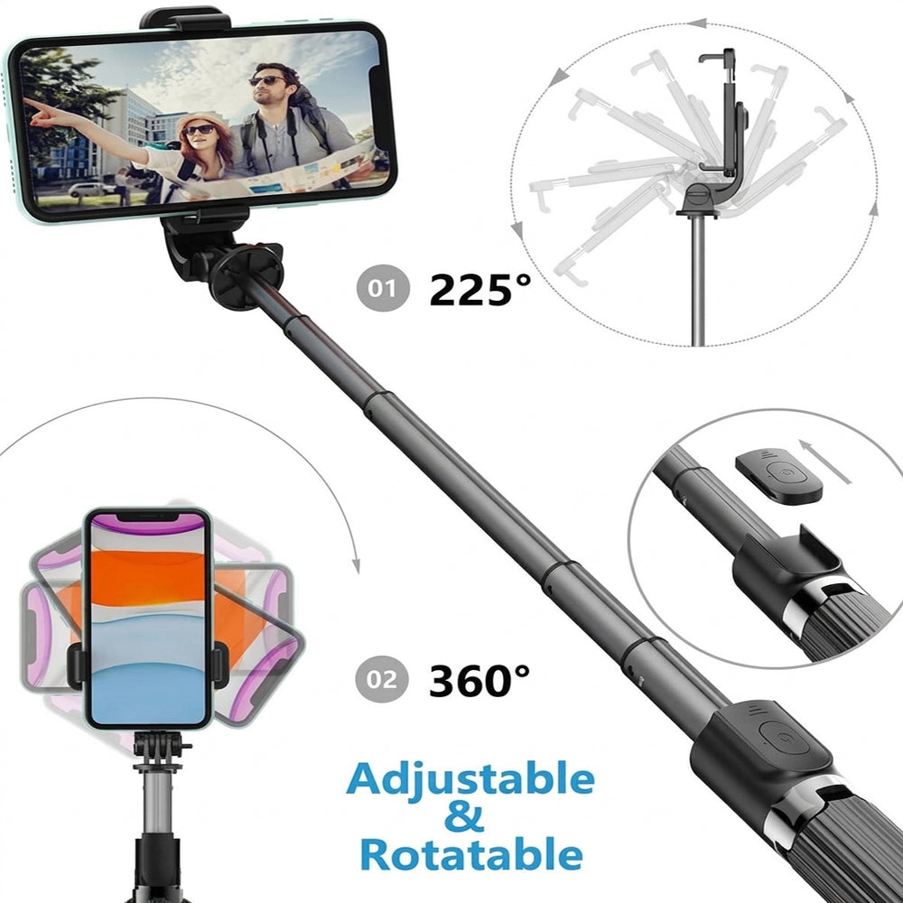 LIVE-K5 Bluetooth Foldable Tripod Selfie Stick