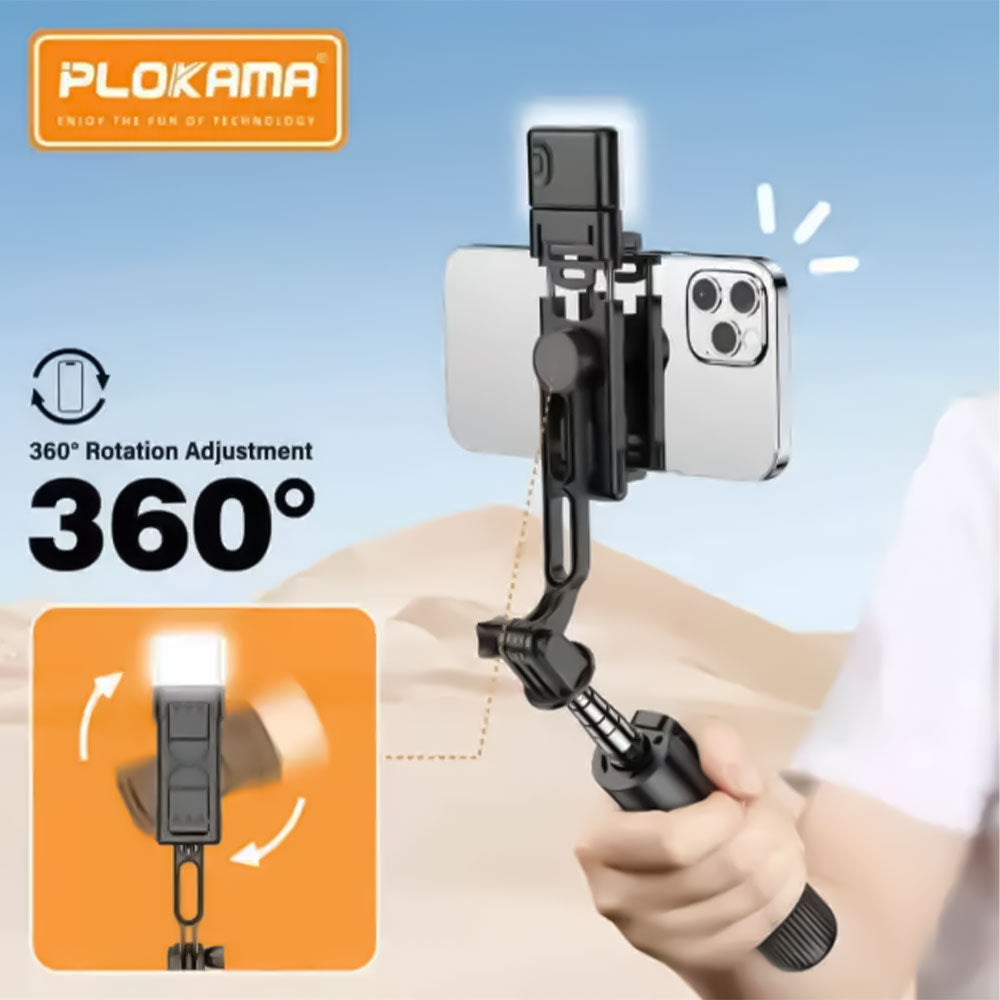 Plokama LIVE-K5 Bluetooth Foldable Tripod Selfie Stick