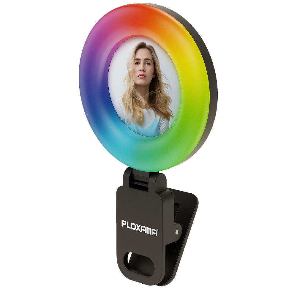 رينج لايت LED مشبك موبايل بلوكاما U20 PRO RGB