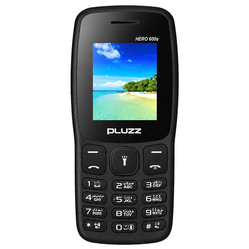 Pluzz Hero 600s Dual SIM (32MB 32MB Ram 1.77 Inch 2G) - Black