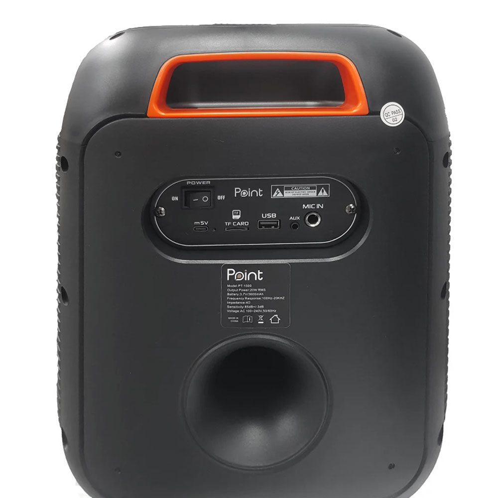 Point PT-1500 RGB Portable Bluetooth Speaker 1.0