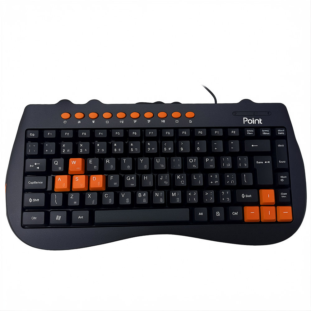Point PT-360 Wired Keyboard English & Arabic