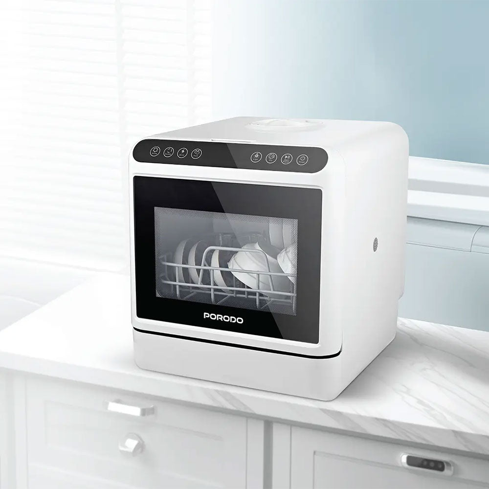 Porodo Lifestyle Counter-Top Dishwasher PD-LFST046-WH 25L 1000W - White