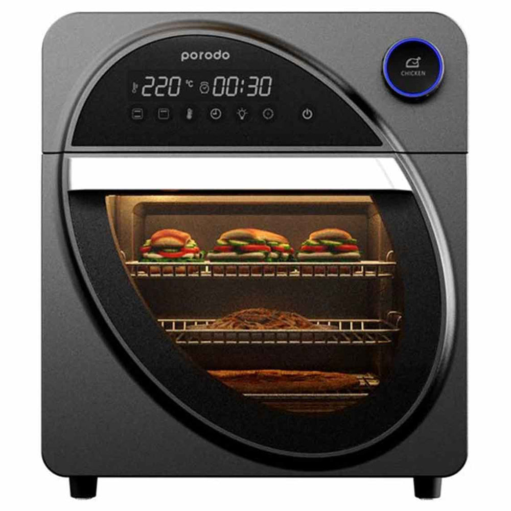 Porodo Lifestyle Dual Mode Touch Control Air Fryer & Oven 14.5L 1700W