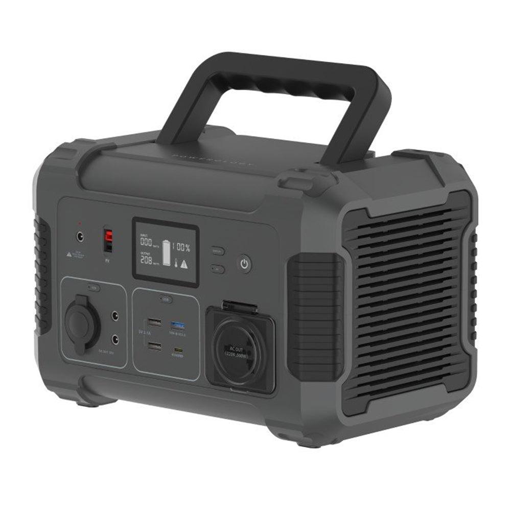 Powerology Portable Power Generator PGN500PDBK 500W 140400mAh (Open Box)