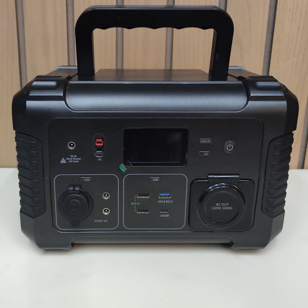 مولد كهربائي متنقل باورولوجي 500 وات 140400 مللي امبير PGN500PDBK (إستعمال)