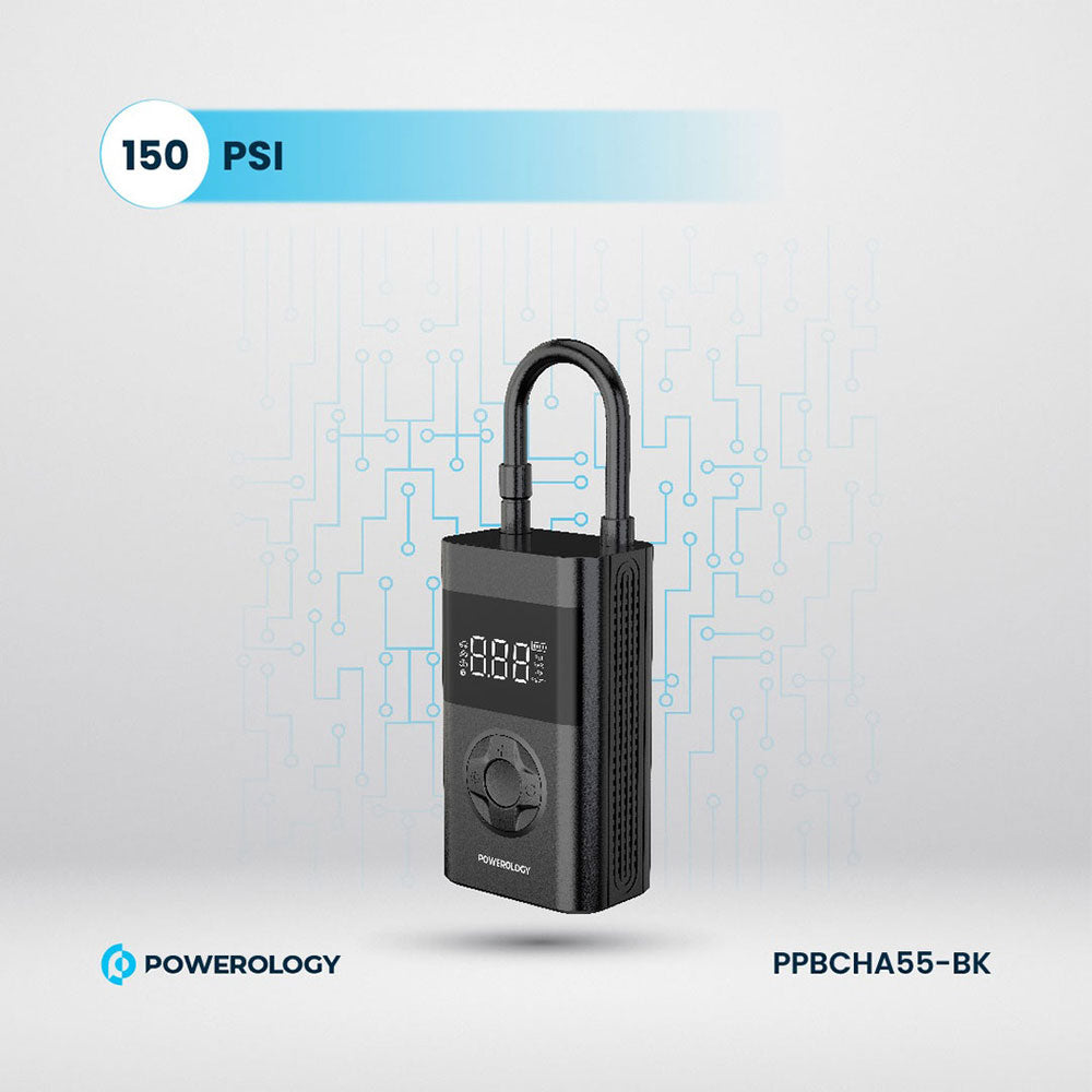 ضاغط هواء محمول باورولوجي مع باور بانك PPBCHA55 Ultra