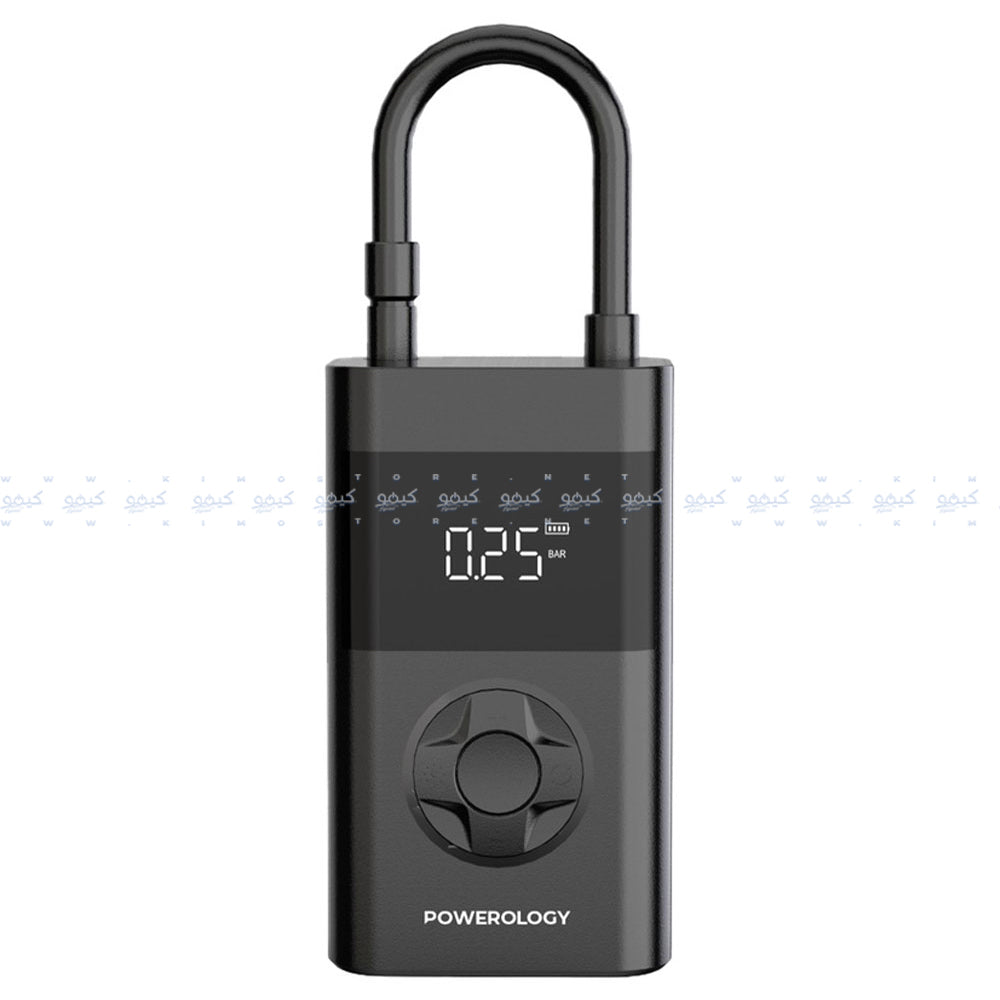 ضاغط هواء محمول باورولوجي مع باور بانك Ultra PPBCHA55BK