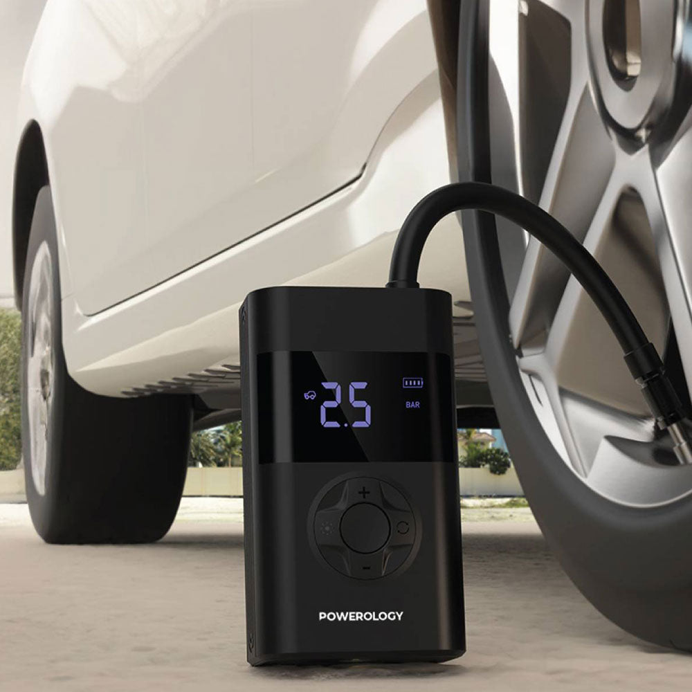 ضاغط هواء محمول باورولوجي مع باور بانك PPBCHA55 Ultra
