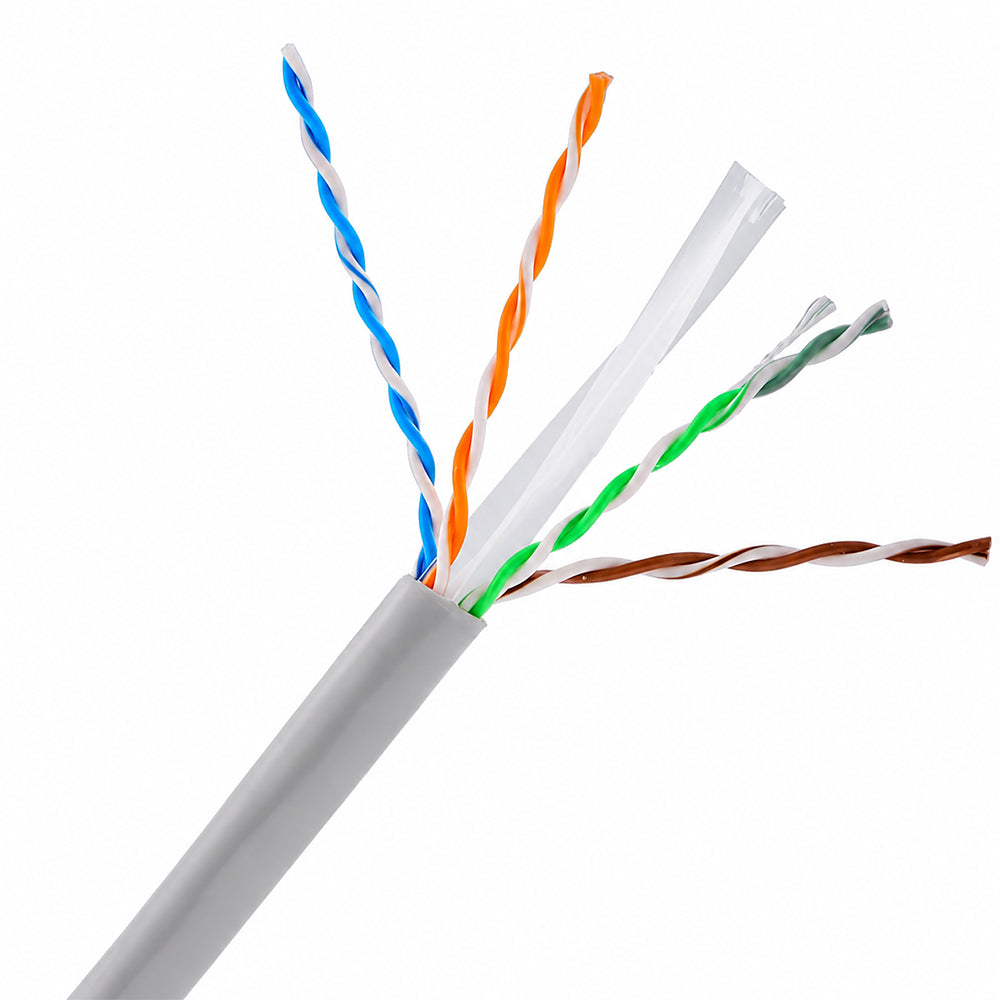 Premium Line 24 AWG Network Cable 305m Cat6 U/UTP - Gray