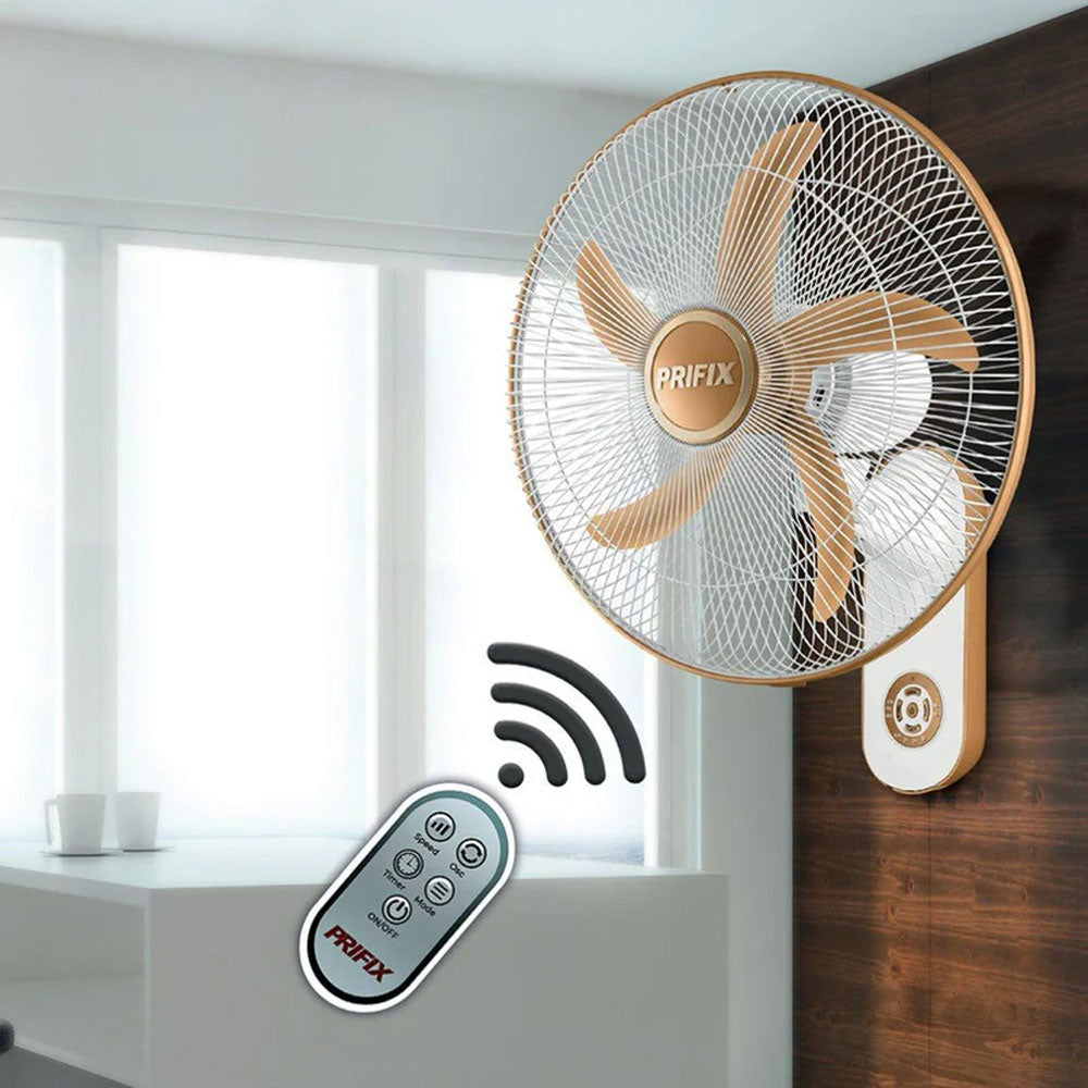 Prifix Wall Fan With Remote Hawaii WFH-181 18 Inch