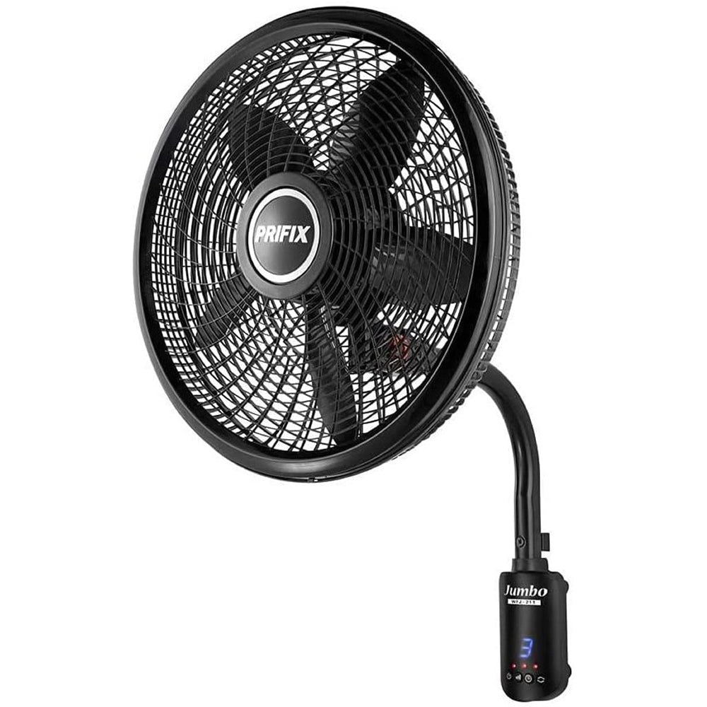 مروحة حائط بريفيكس مع ريموت 21 بوصة Jumbo WFJ-211