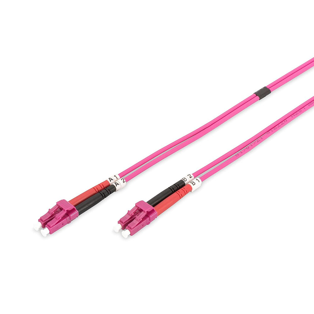 ProLink PL-LC-LC-OM4-3 Duplex OM4 F/O Jumper Cord 3m - Pink