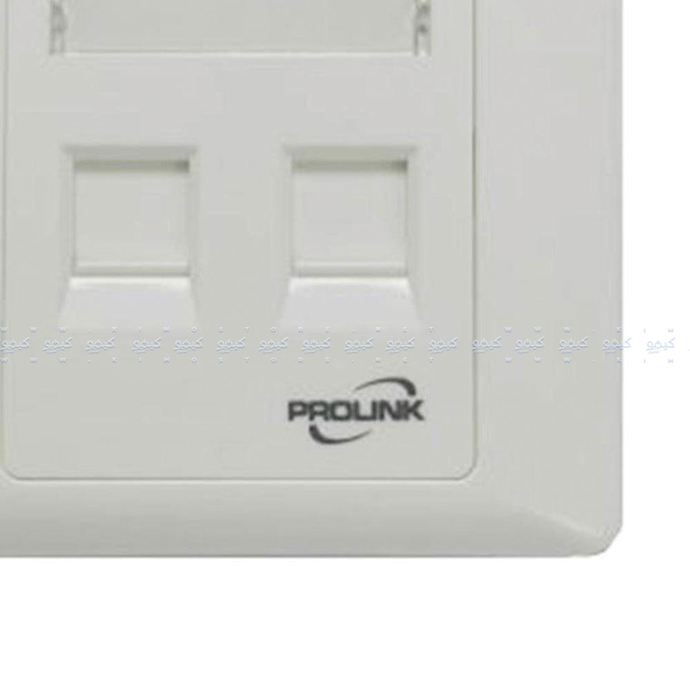 Prolink 2 Port UK Type Faceplate