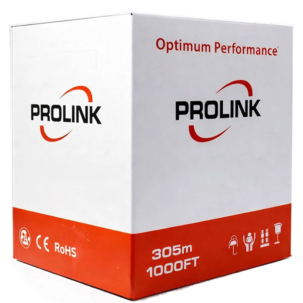 Prolink Network Cable 305m Cat6 U/UTP LSZH - White