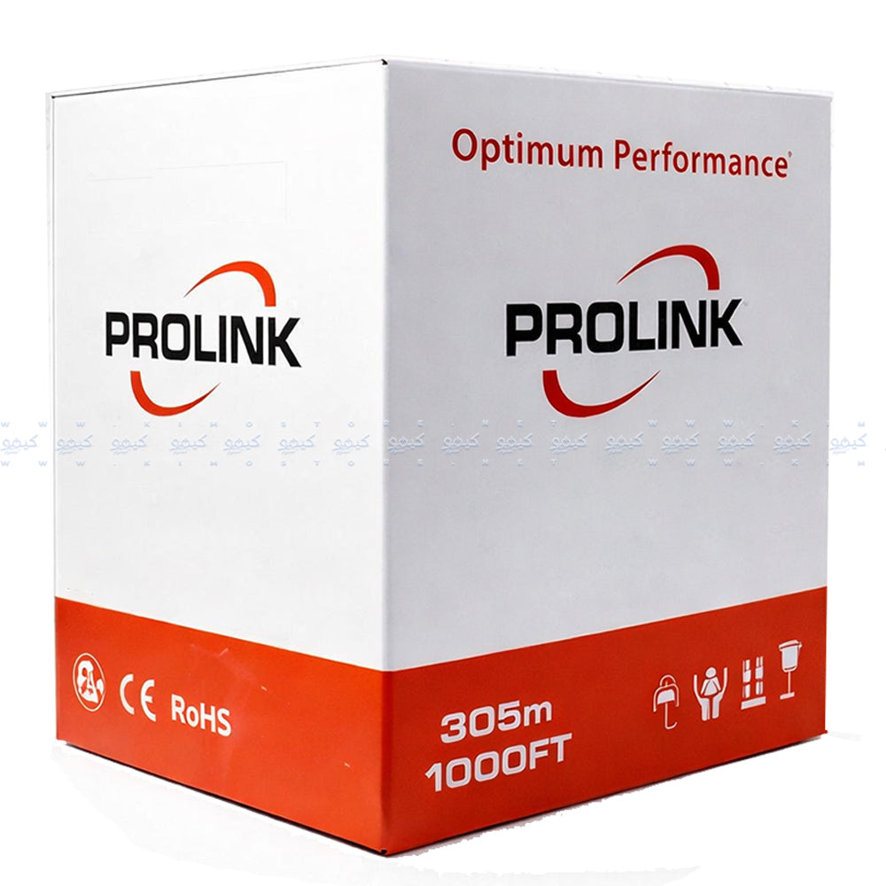 Prolink PVC Network Cable 305m Cat6 U/UTP - White