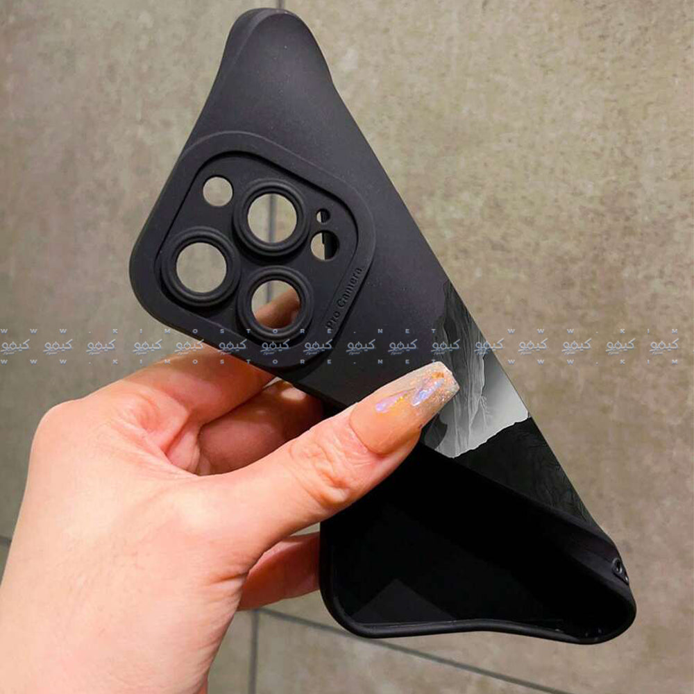 Purple Black Iris Mountain Phone Cover