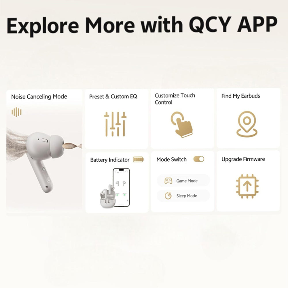 ايربادز كيو سي واي T15 ANC True