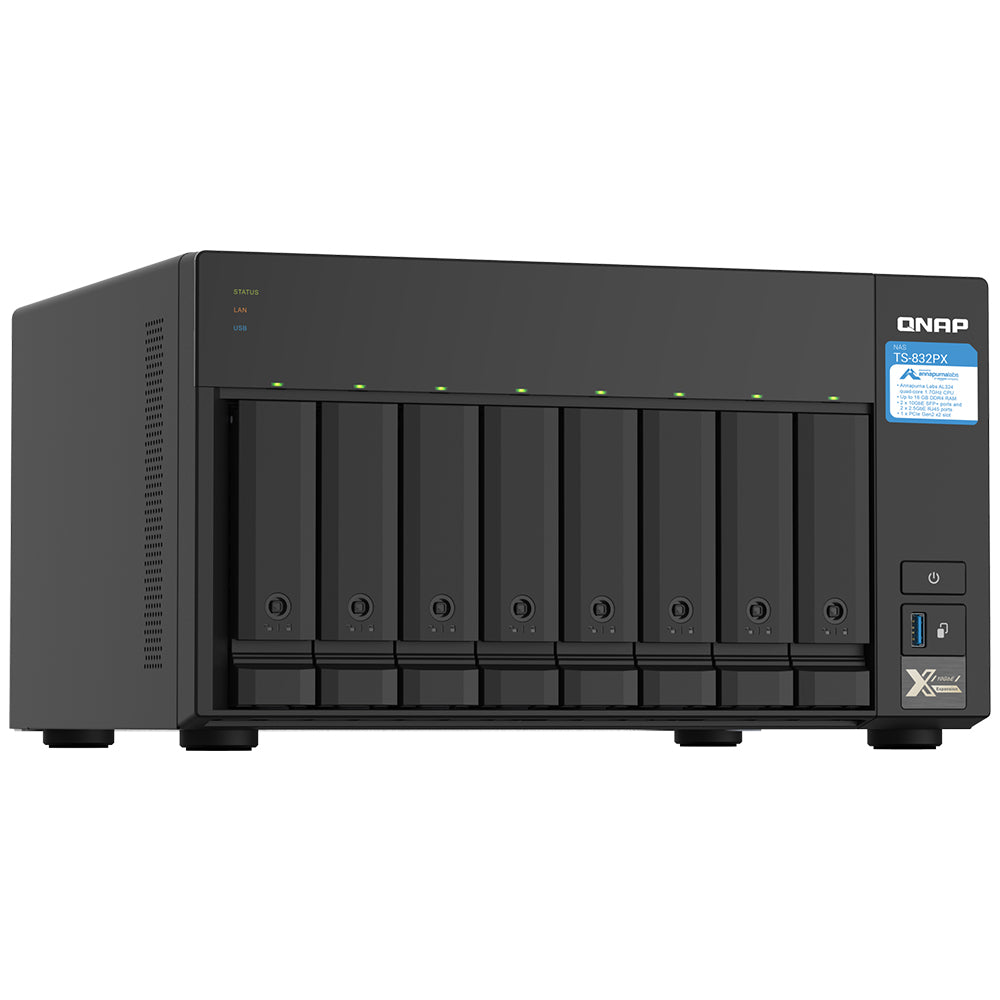 QNAP TS-832PX 8-Bay Cloud Storage NAS Enclosure
