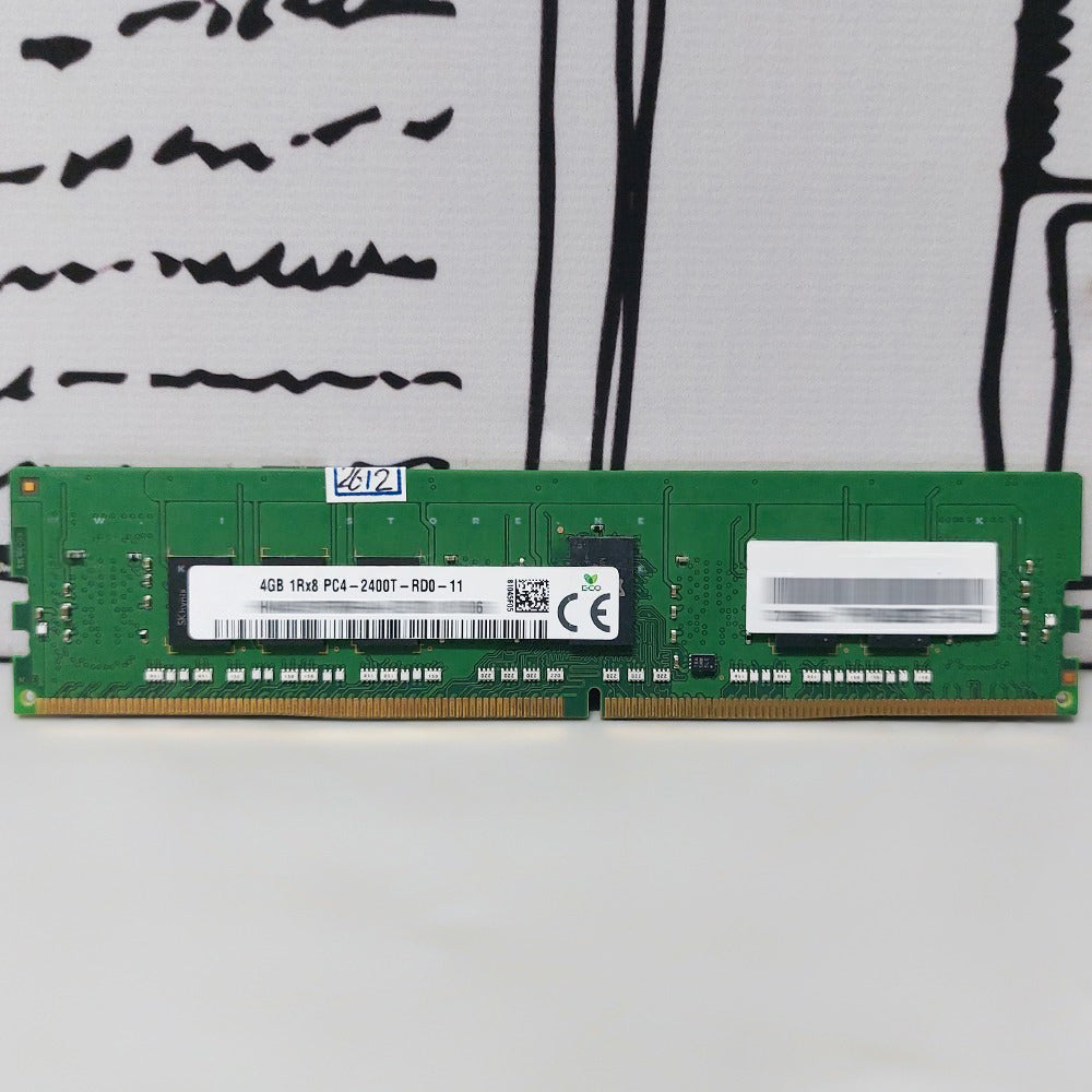 رام كمبيوتر ورك ستيشن 4 جيجابايت 2400 ميجاهرتز DDR4 PC4 (استعمال خارج)