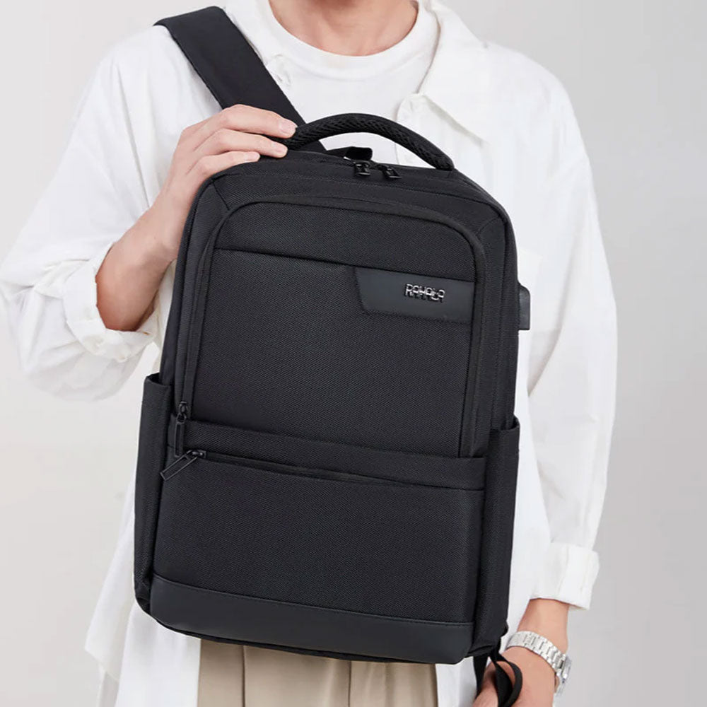 شنطة لاب توب ظهر - اسود