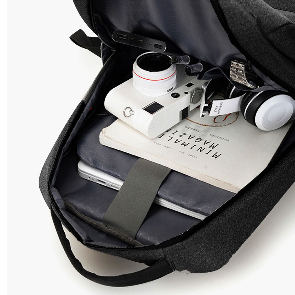 RAL-619 Laptop Backpack - Black