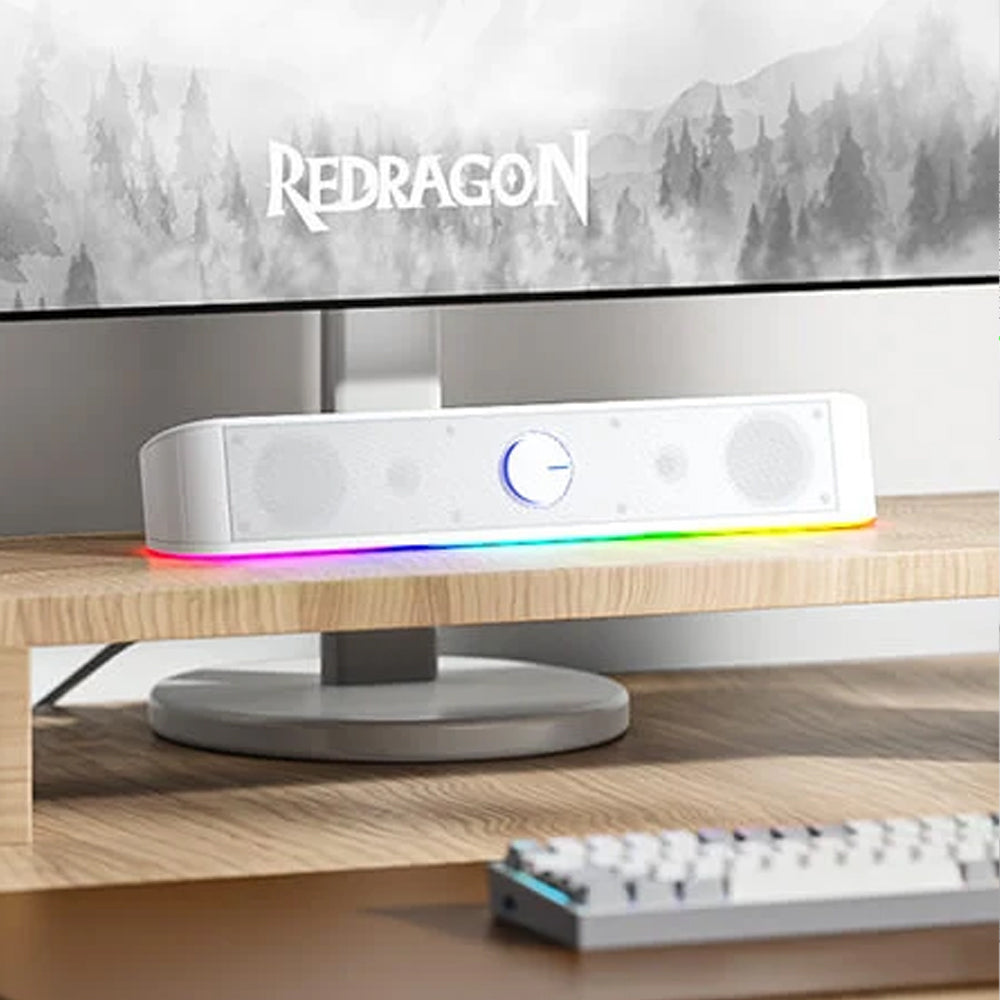 سبيكر ريدراجون RGB جيمينج Adiemus GS560W